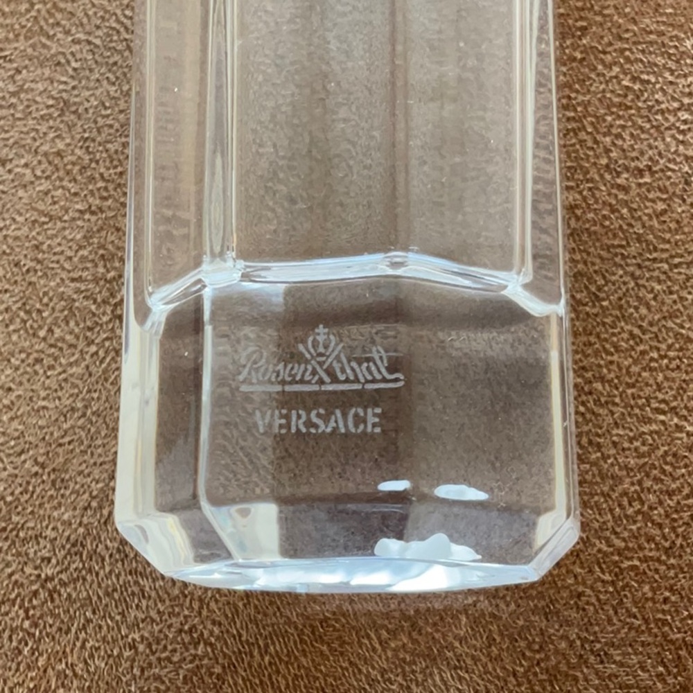 VERSACE ROSENTHAL GLASS, 5.5”h, 2” wide - Picture 3 of 7